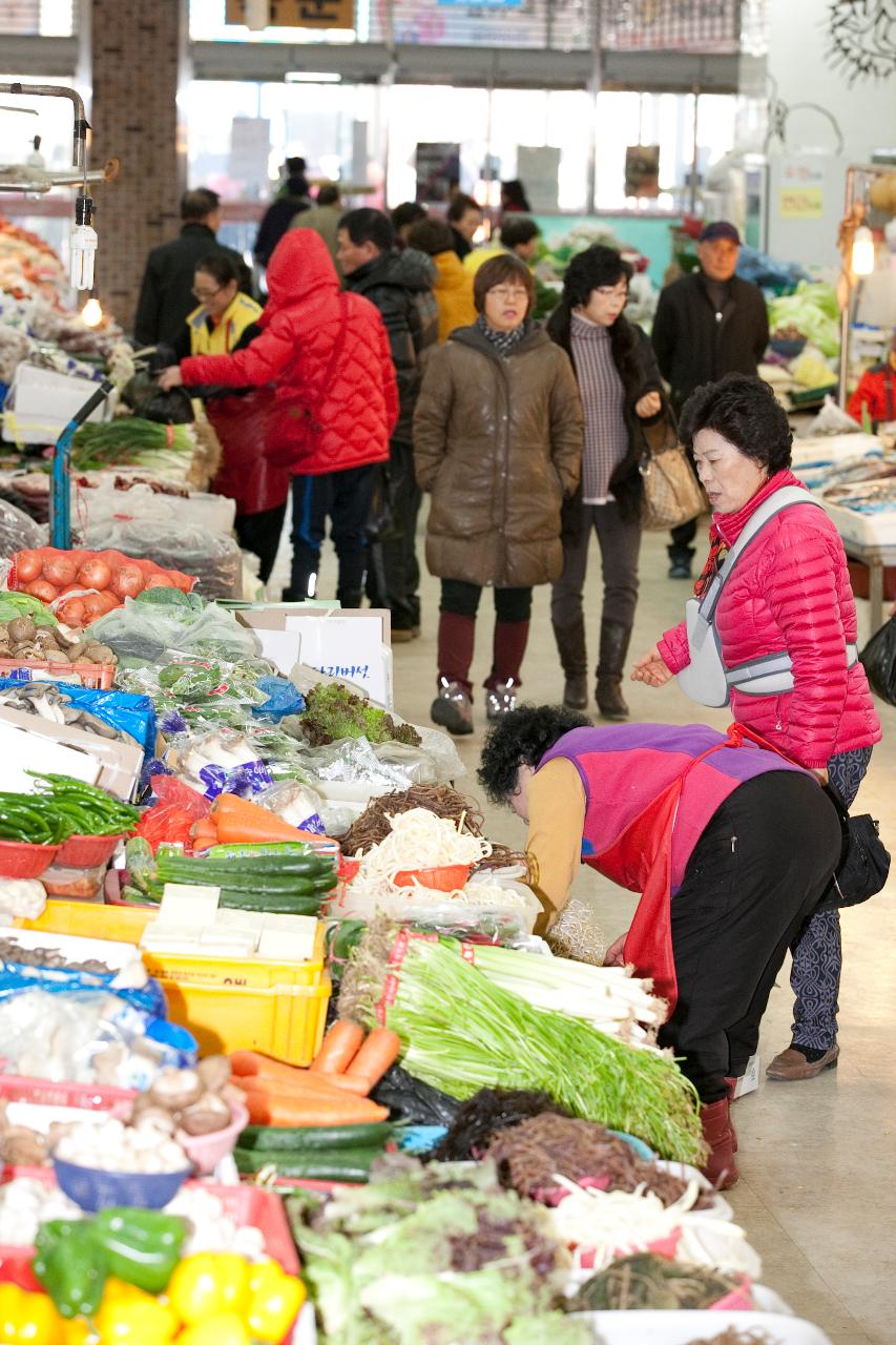 '설맞이' 재래시장 장보기