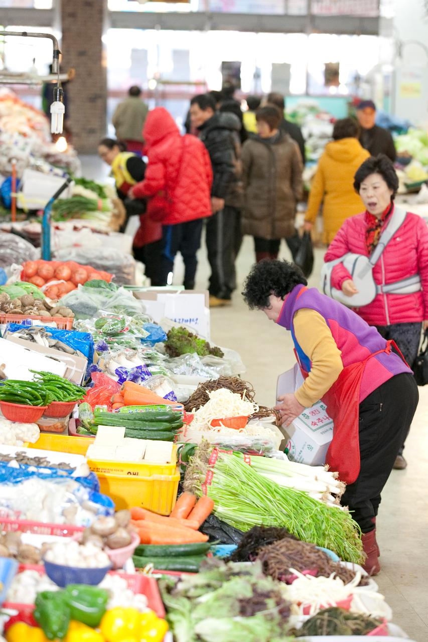 '설맞이' 재래시장 장보기