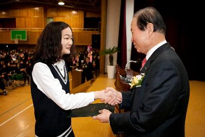 군산여고 졸업식