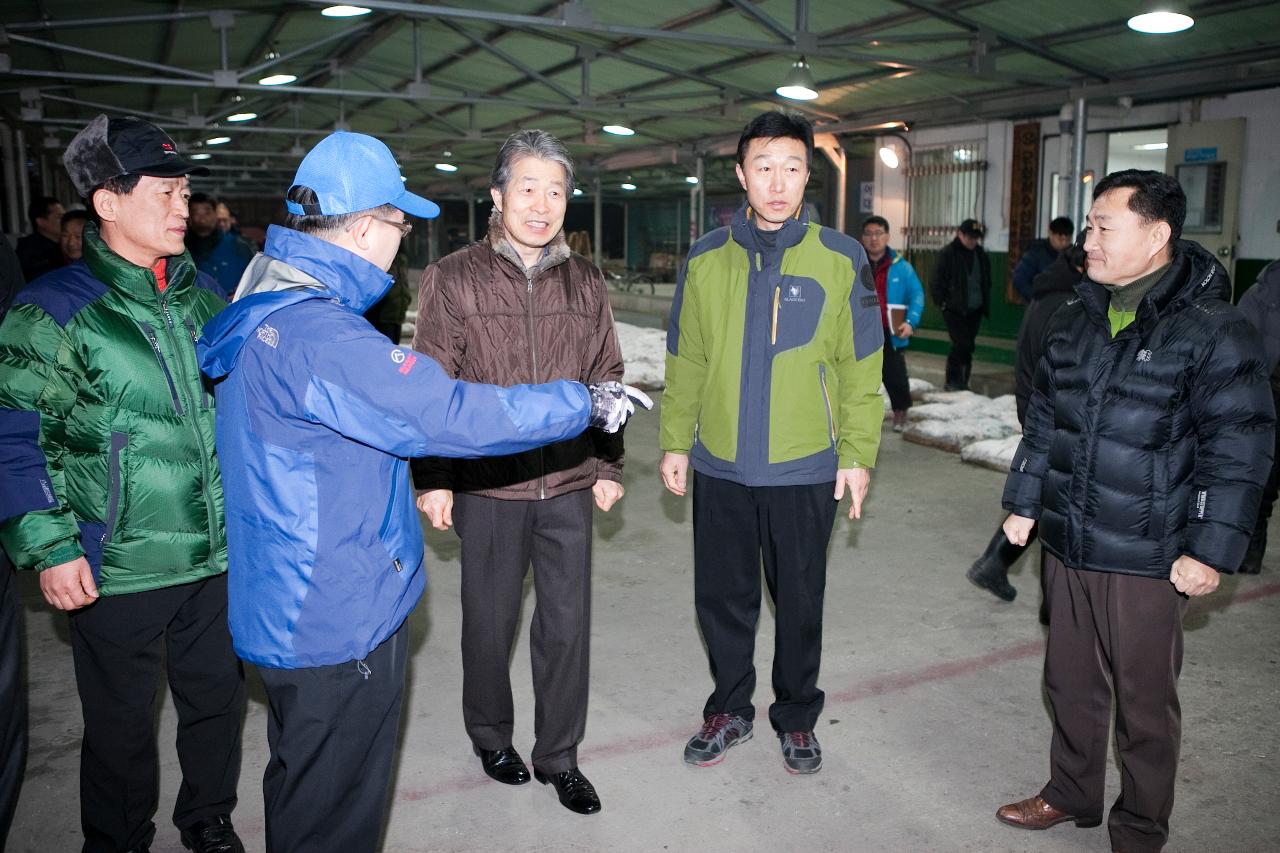 해망동 어판장 부시장 현장방문