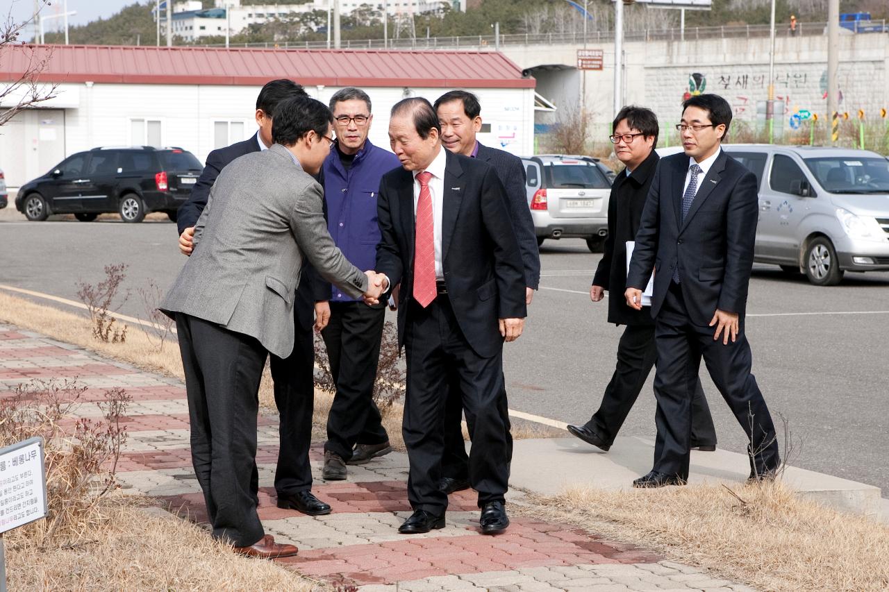 군장대교 건설공사 현장방문