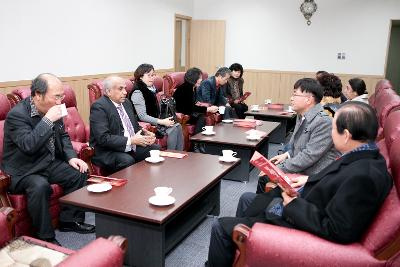 뮤지컬 '명성황후' 공동기획공연 간담회 및 기념촬영