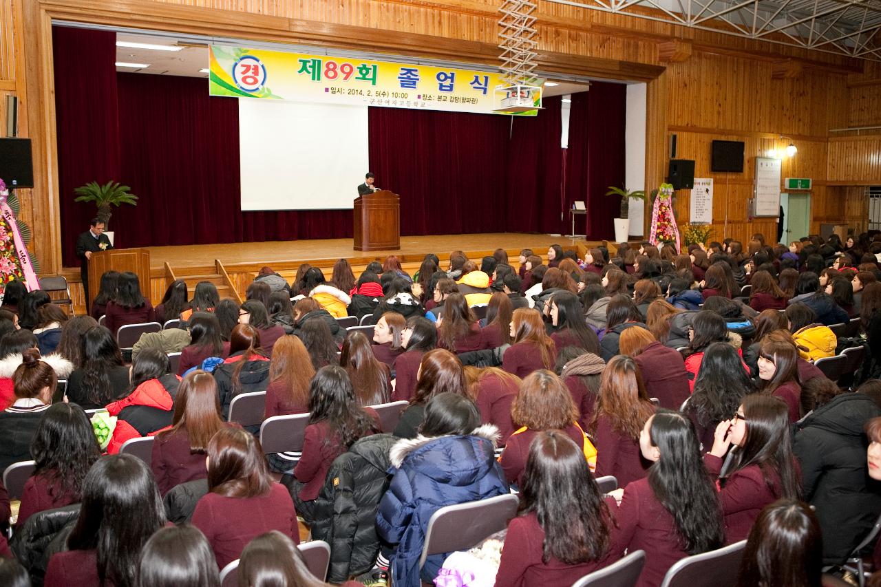 군산여고 졸업식