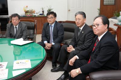 LA한인축제재단 대표일행 방문