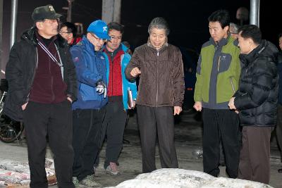 해망동 어판장 부시장 현장방문