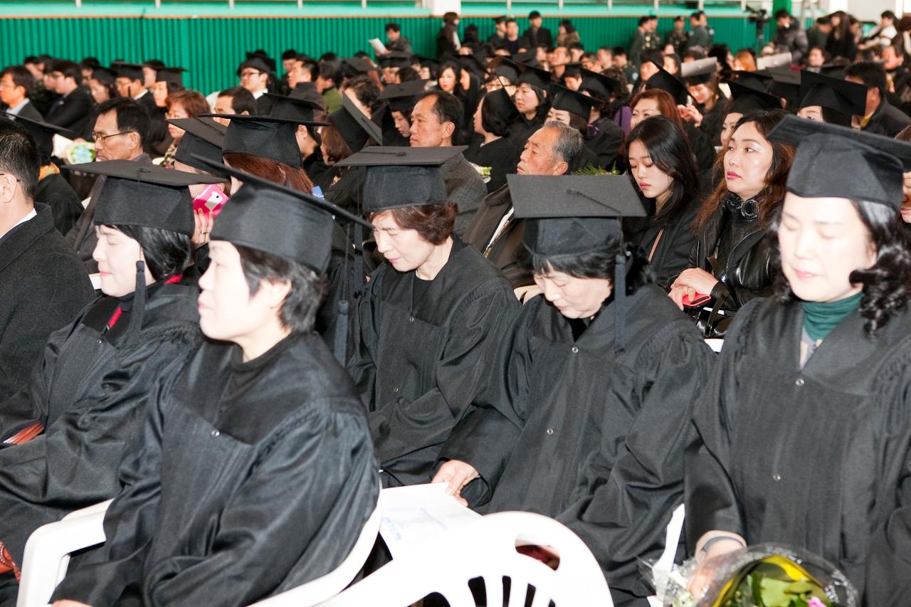 군장대학교 학위수여식