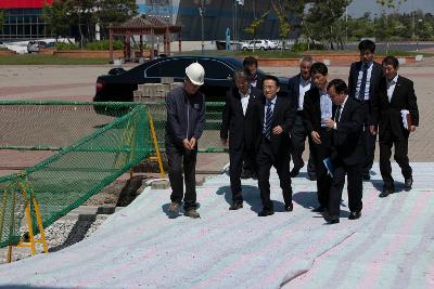 새만금비즈니스센터 도지사 방문