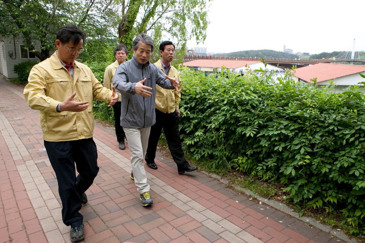 유선장 시설점검 및 안전지도 시연회