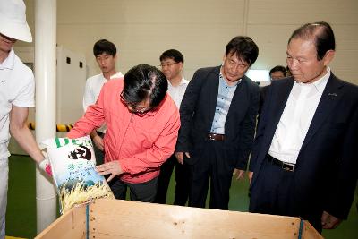 이동필 농림수산부장관 제희RPC 현장방문