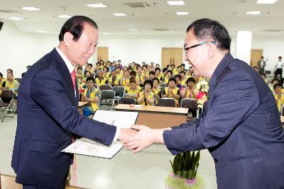 공설시장 상인대학 입학식