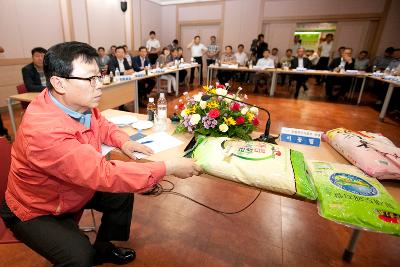 이동필 농림수산부장관 제희RPC 현장방문