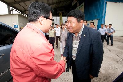 이동필 농림수산부장관 제희RPC 현장방문