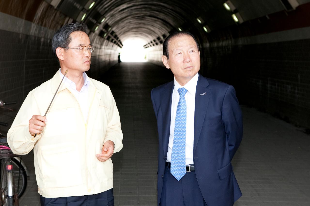 소방방재청장 재해위험지구 현장방문 및 역사박물관 견학