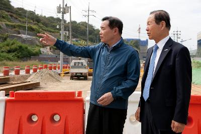 소방방재청장 재해위험지구 현장방문 및 역사박물관 견학