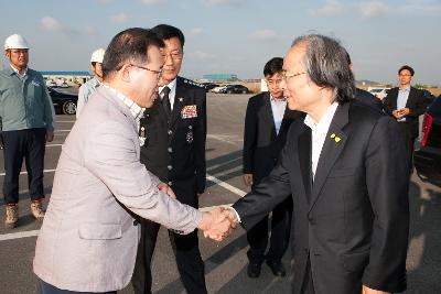 이주영 해양수산부장관 방문