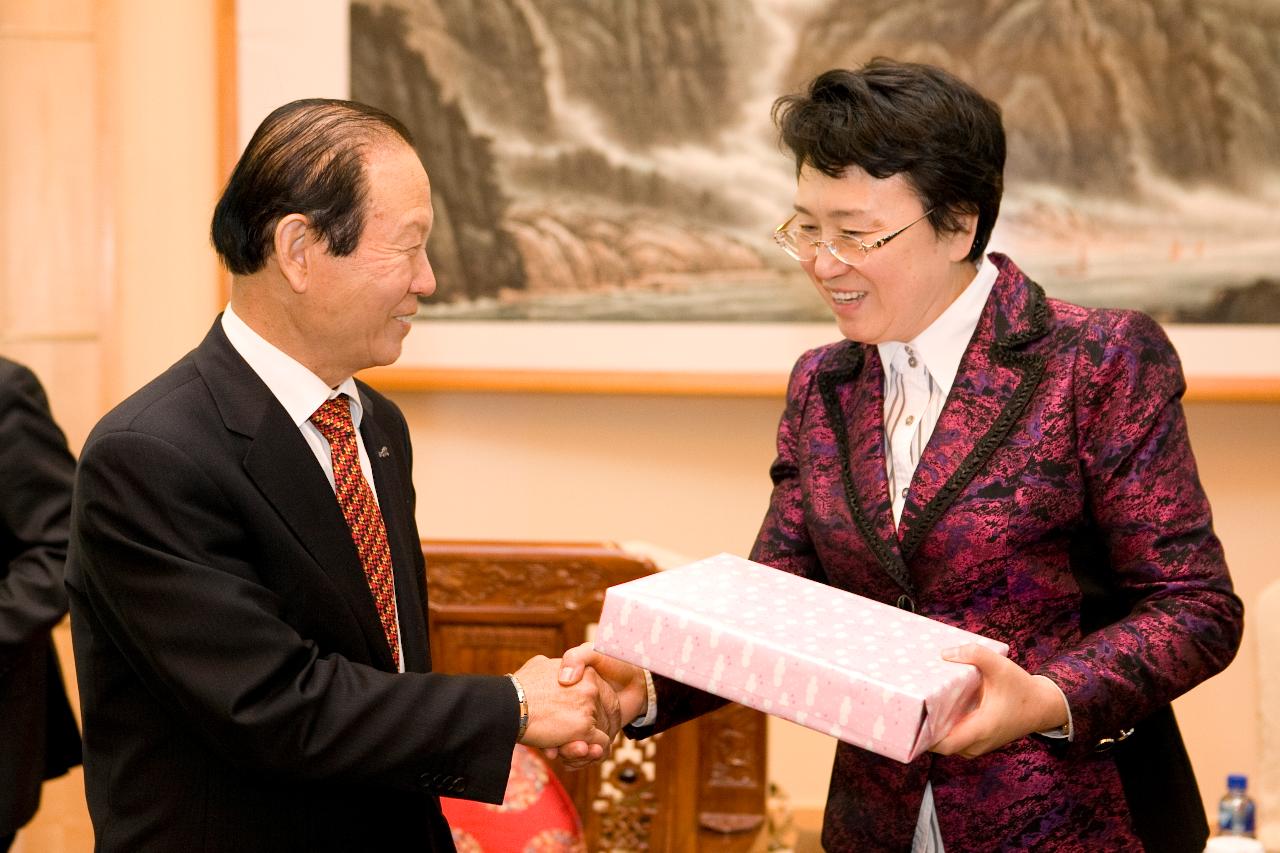 중국 연대시 인민대표대회 간담회 및 오찬