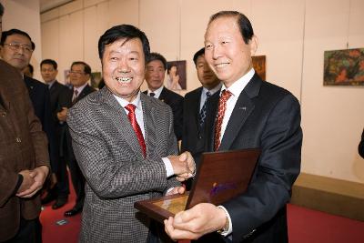 중국연대-한국 군산시 서예,미술,사진 교류전