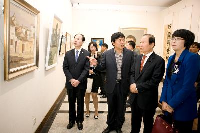 중국연대-한국 군산시 서예,미술,사진 교류전