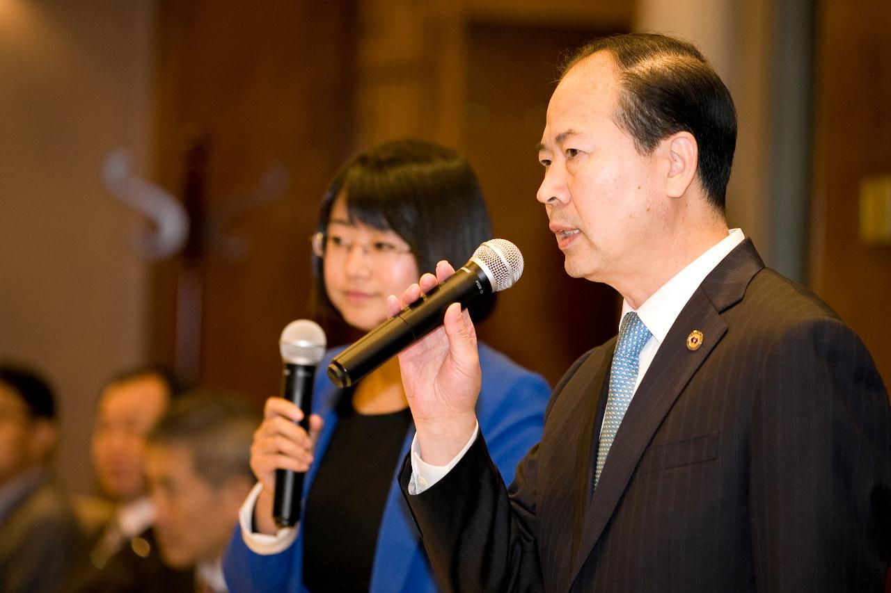 중국 연대시정부 환영만찬