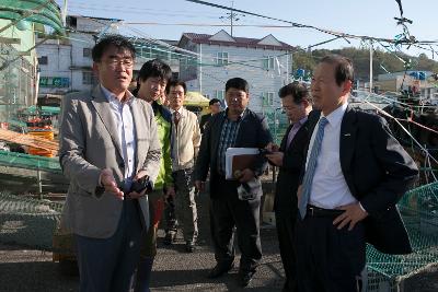 수산물종합센터 시장님 현장방문