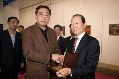 중국연대-한국 군산시 서예,미술,사진 교류전