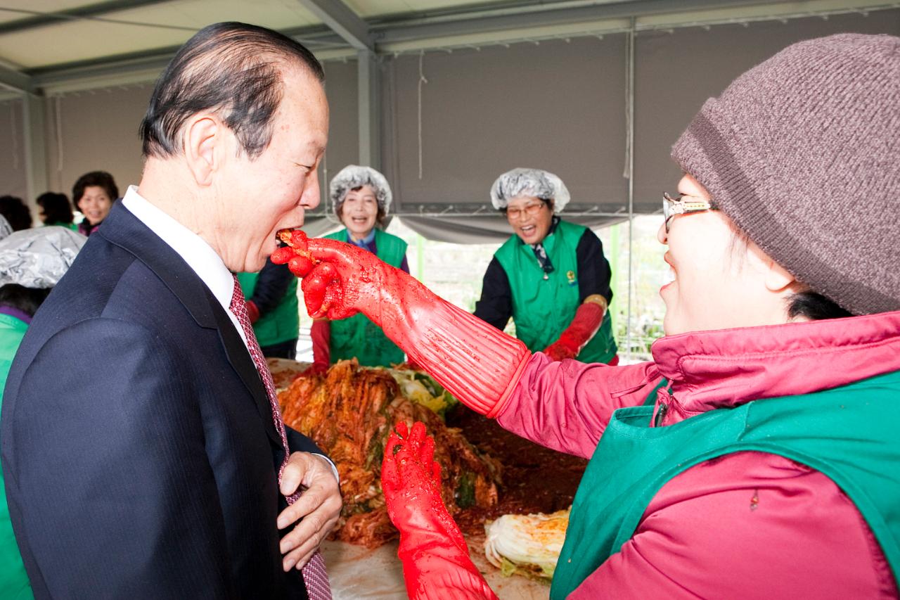 새마을지회 사랑의 김장나누기 행사