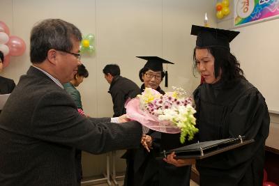 청학야학교 졸업식