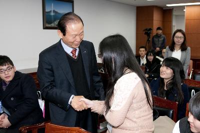 군산대학교 중국인 유학생 시정설명회