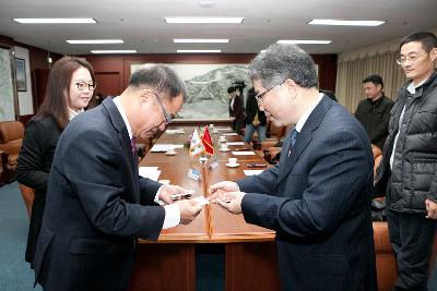 중국 부양시 정치협회 부주석 일행 방문