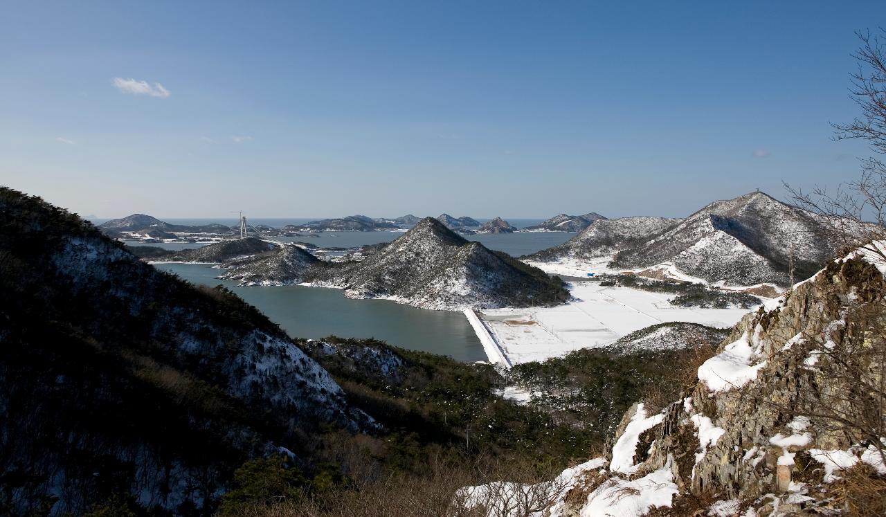 새만금 & 고군산군도 설경