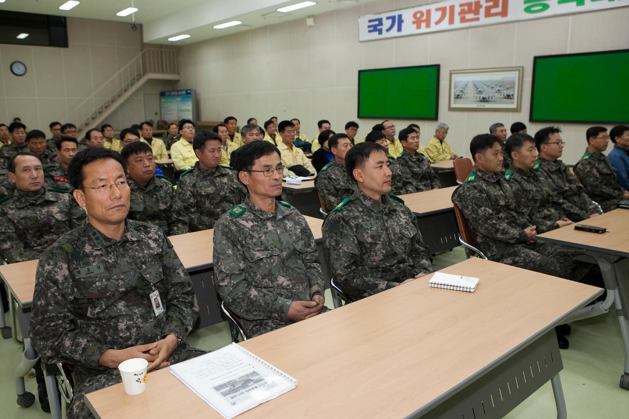 예비군부대 정기감사 강평