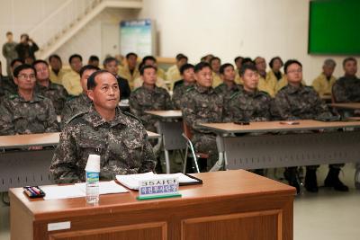 예비군부대 정기감사 강평