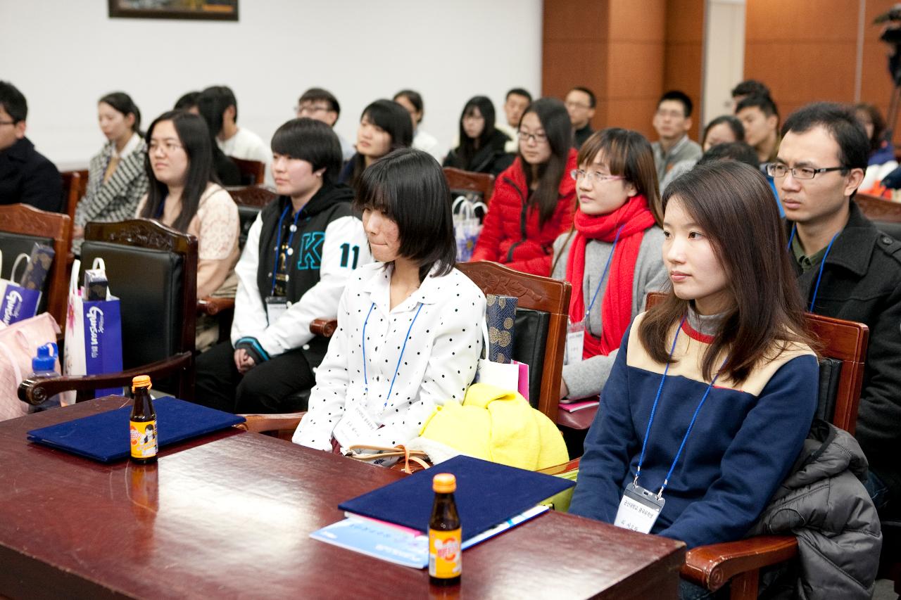 군산대학교 중국인 유학생 시정설명회