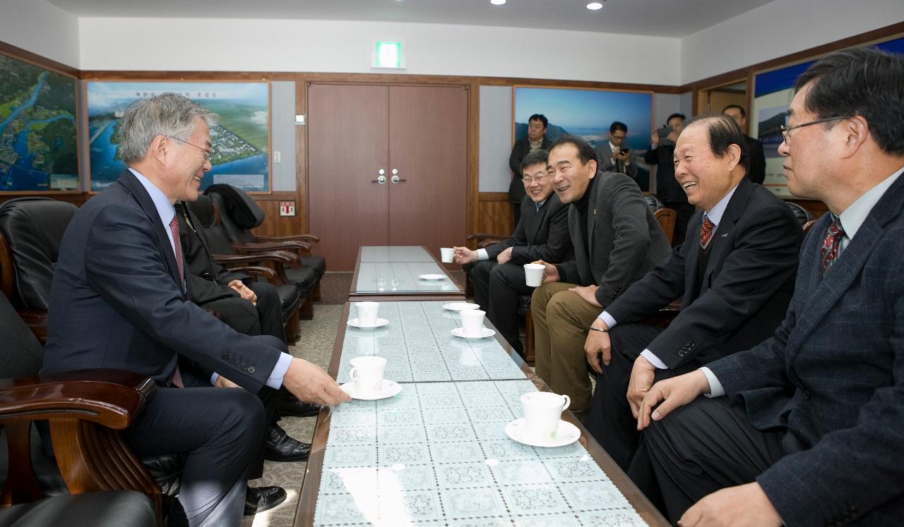 문재인의원 새만금 방문