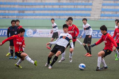 금석배축구대회 제일고 위문