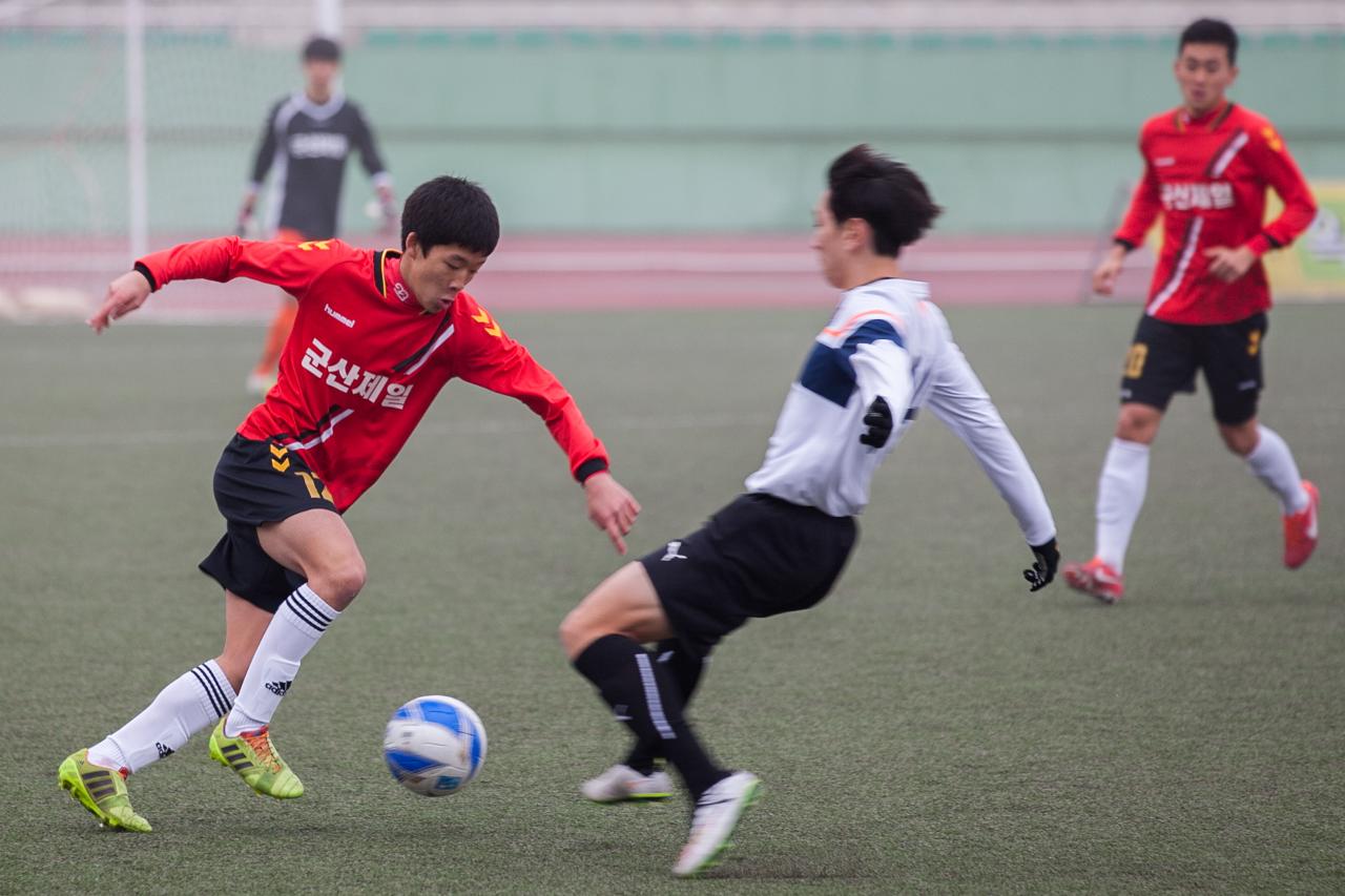 금석배축구대회 제일고 위문