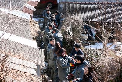 제4대노조 출범기념 봉사활동