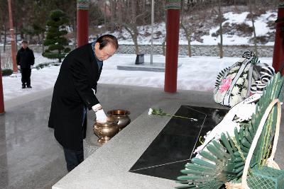 신년 군경묘지 참배