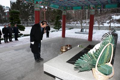 신년 군경묘지 참배