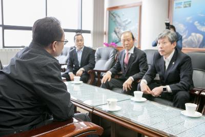 건설교통부장관 새만금 방문