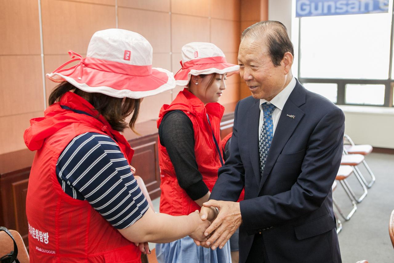 군산역사문화탐방지도사 위촉식