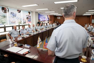 미공군 장교단 군산방문