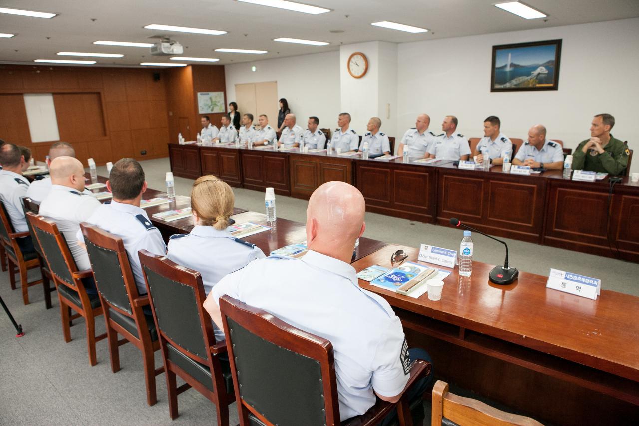 미공군 장교단 군산방문