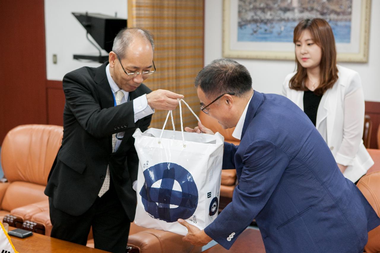 일본다카마츠시 국제교류협의회 부회장 방문