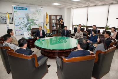 이옷돕기 기탁식(한국가스공사,동군산병원,대한한돈협회)