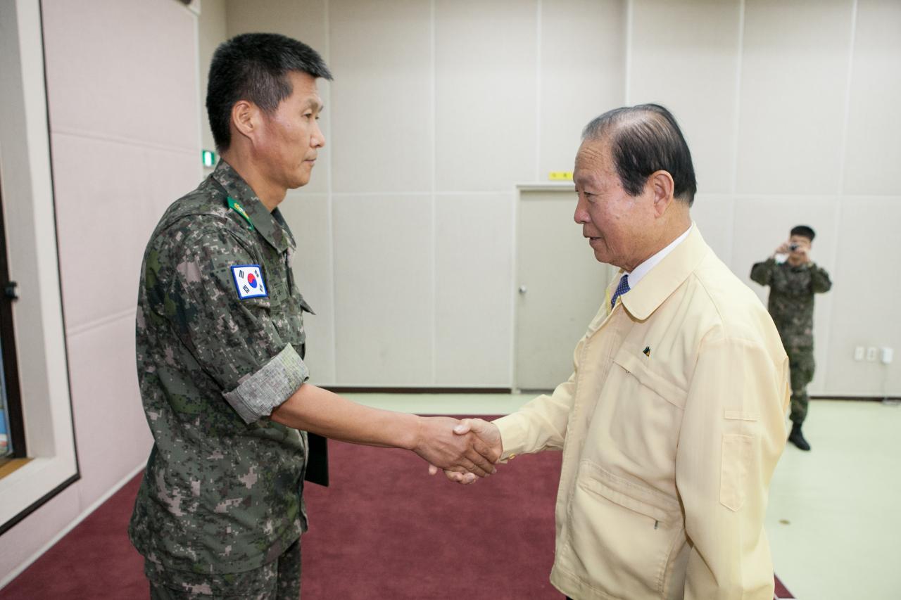 군산시 통합방위태세 감사강평