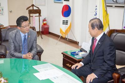 군산교육발전진흥재단 장학금 기탁식(옥외광고,우진이앤씨)