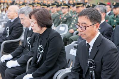 故문광욱일병 합동묘역 안장식