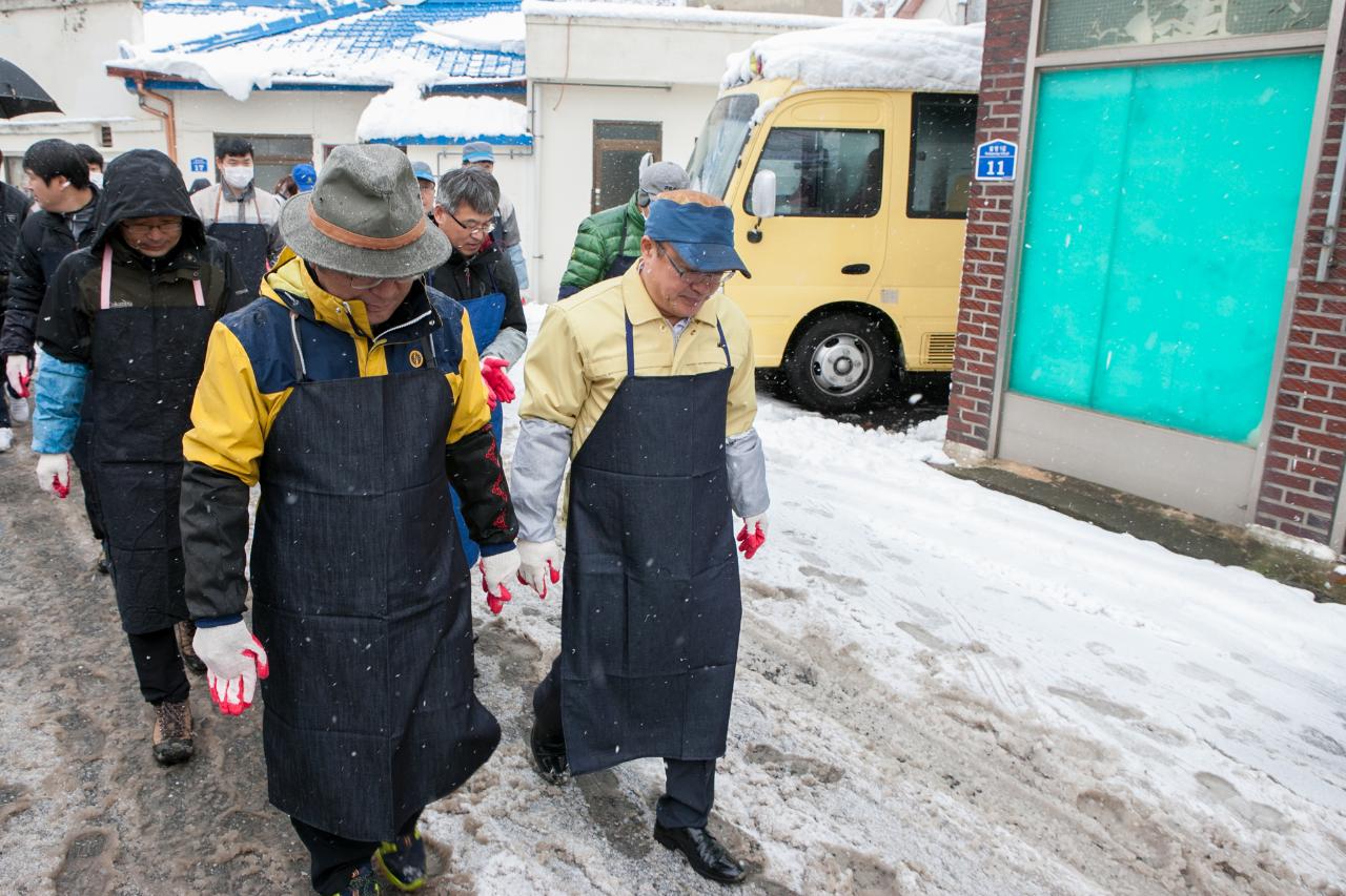 타타대우상용차 사랑의 연탄나눔행사