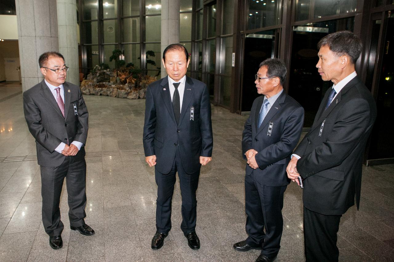 故김영삼 前대통령 분향소방문